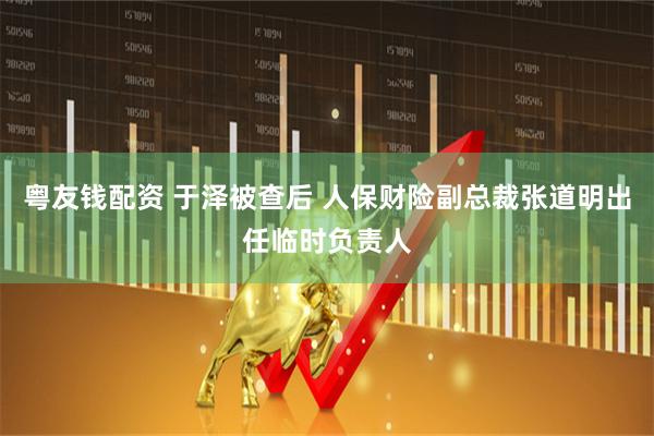 粤友钱配资 于泽被查后 人保财险副总裁张道明出任临时负责人